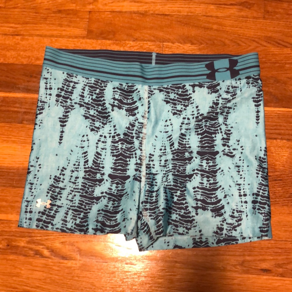 Under armour spandex athletic shorts.